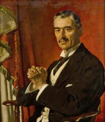 Orpen, William; Neville Chamberlain; Parliamentary Art Collection; http://www.artuk.org/artworks/neville-chamberlain-214102